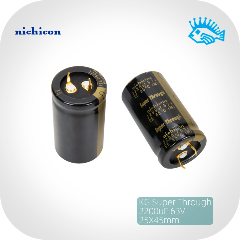 2200uF 63V KG Super Through Nichicon Electrolytic Capacitor Super Through