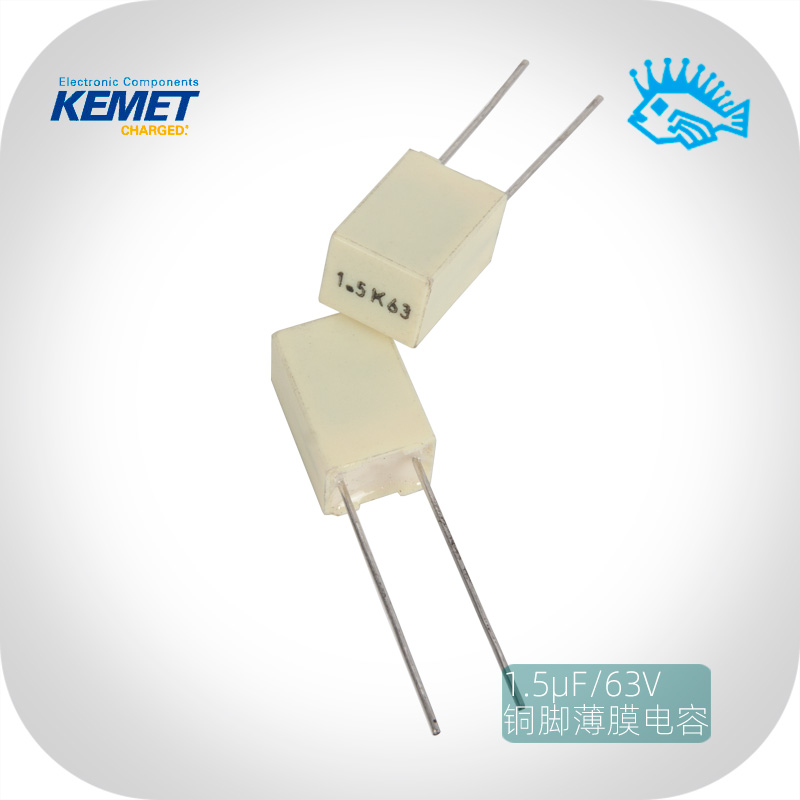 1 5uf 63V 155 new original KEMET KEMET AV copper pin electroless film capacitor pin distance 5mm