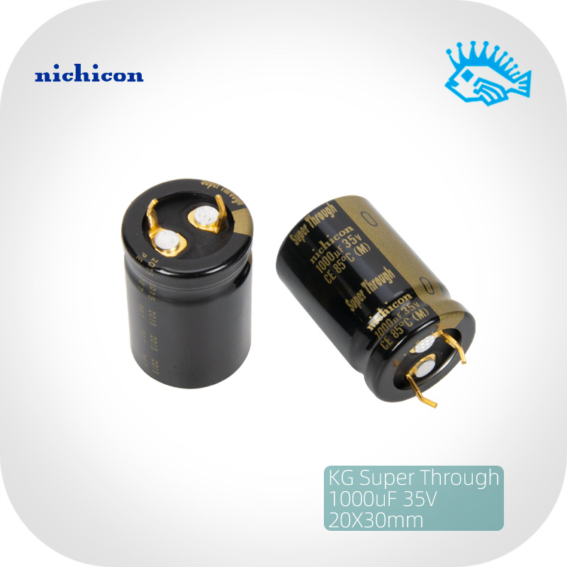 Nikon Nichicon 1000uF 35V KG Super Through audio electrolytic capacitor