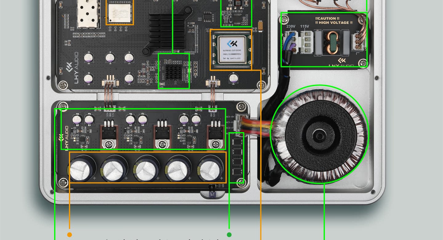 LHY AS6 Audio HIFI Fanatic Switch Upgraded with Full-Linearity DC