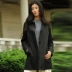 LONDON FOG / London sương mù nữ doanh nhân áo gió dài trung bình thường áo khoác đơn - Trench Coat