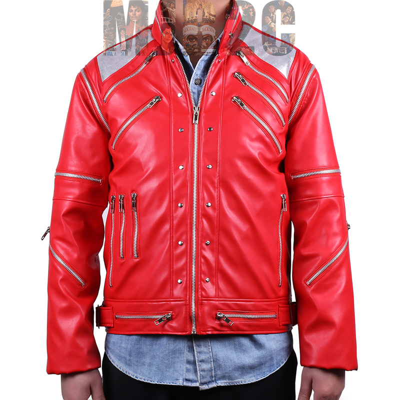 Mjb2C-Michael Jackson Beat It Jacket / Adult/Children