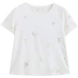 [Giảm giá 30%] Áo thun ngắn tay inman nữ mùa hè 2019 cotton mới cổ tròn nghệ thuật áo sơ mi Han Fan tươi nhỏ - Áo phông áo phông trơn Áo phông