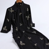 Ципао, демисезонное длинное платье, 2021 года, китайский стиль