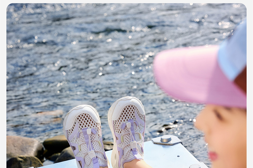 King of Water Trampling | Anta Kidsren's Girls' River-Tracing Shoes and Beach Shoes 2026 Summer New Outdoor Mesh Sports Sandals — 26