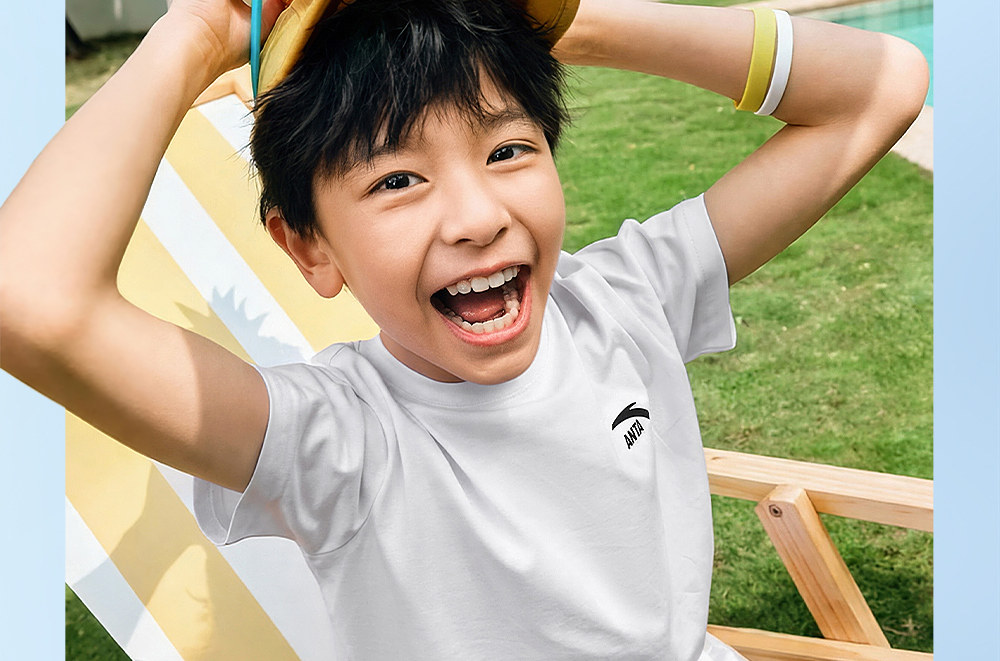 Anta Kidsren's Long-Sleeved T-Shirt Long-Sleeved Outdoor Sports Quick-Drying Boys' Short-Sleeved 2026 Spring & Fall New Youth Kidsren's Clothing — 18
