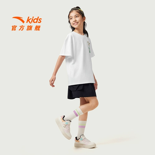 Детская летняя белая дышащая футболка с коротким рукавом, короткий рукав, круглый воротник