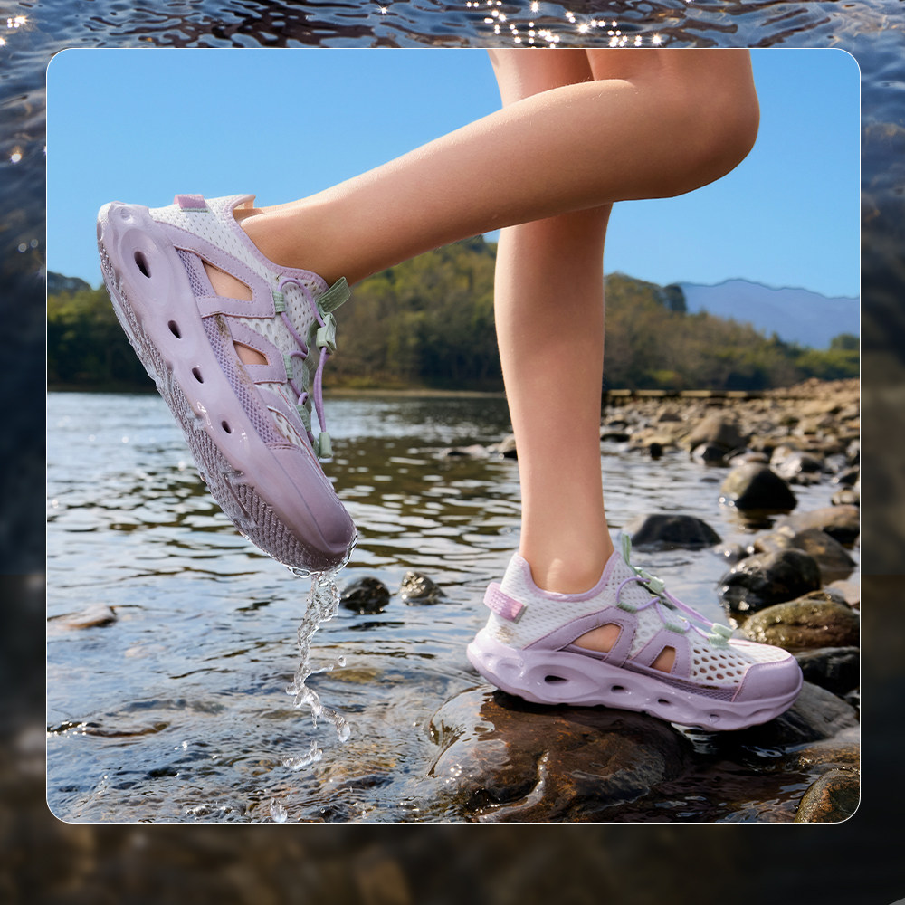 King of Water Trampling | Anta Kidsren's Girls' River-Tracing Shoes and Beach Shoes 2026 Summer New Outdoor Mesh Sports Sandals — 13