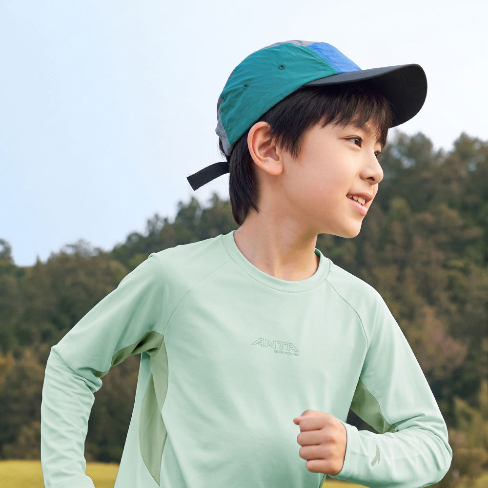 安踏儿童长袖T恤长T户外运动速干男童短袖2026春秋新款青少年童装 — 10