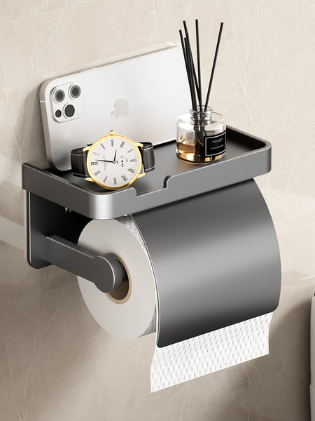 Toilet Wall Hanging Toilet Waterproof Storage Box Roll Stand