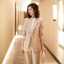 2021 autumn and winter New Korean version of high-end celebrities professional attire two-piece fashion foreign style small suit suit suit women