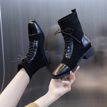 pooq Martin boots womens shoes tide ins cool 2021 new autumn British wind Joker heels