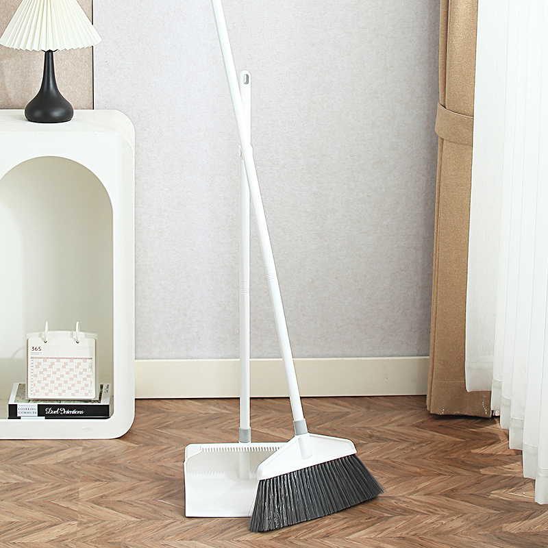 With Three Layers of Bristles! Extended Soft-Bristle Broom and Dustpan Set, Single Broom for Sweeping, Household Trash Shovel for a Clean Sweep With Three Layers of Bristles! Extended Soft-Bristle Broom and Dustpan Set, Single Broom for Sweeping, Household Trash Shovel for a Clean Sweep