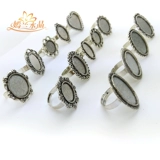 Аксессуар, аксессуары, ретро безразмерное обручальное кольцо, с драгоценным камнем