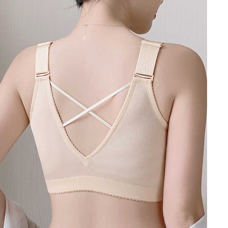 重塑曲线的大码无钢圈聚拢胸罩:时尚与功能并存