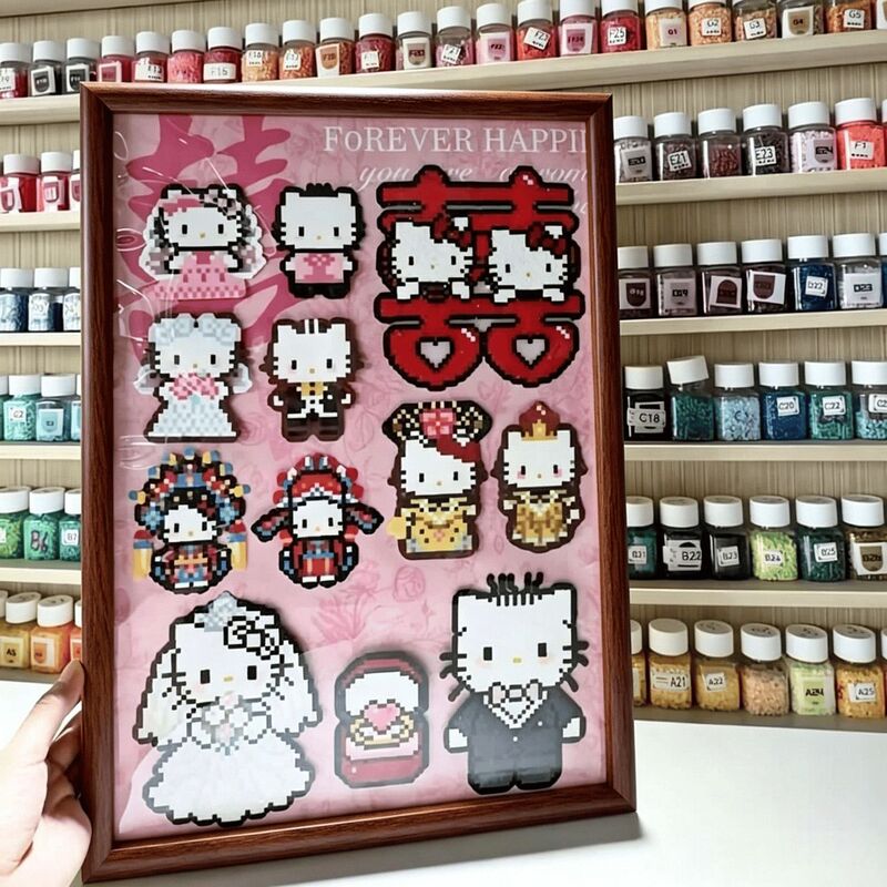 Star-Themed Bead Art Photo Frame Engagement Wedding Gift Cute Cartoon Couple Photo Frame Wedding Decoration Painting Gift for Friends Star-Themed Bead Art Photo Frame Engagement Wedding Gift Cute Cartoon Couple Photo Frame Wedding Decoration Painting Gift for Friends