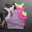 法式甜辣风！露肩高领健身衣背心女透气速干跑步针织无袖运动上衣