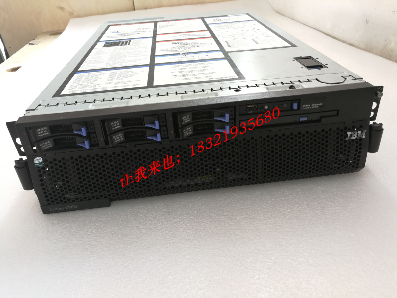 IBM X3950 3U whole machine dual power 2 memory boards 1G*8 four scattered 7120N*4 73G*6