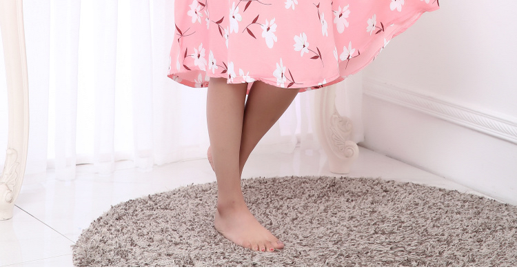 Mùa hè phụ nữ lỏng lẻo kích thước lớn ngắn- tay nightdress chất béo mm200 kg phụ nữ mang thai tăng chất béo bông bông nhà đồ ngủ