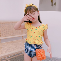 Childrens swimsuit female split girl swimsuit baby baby swimsuit girl swimsuit middle child child split