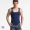 Ashley vest nam mùa hè màu rắn cotton tập thể dục tight-fitting đáy áo mồ hôi vest quảng trường cổ áo vest áo lót thể thao