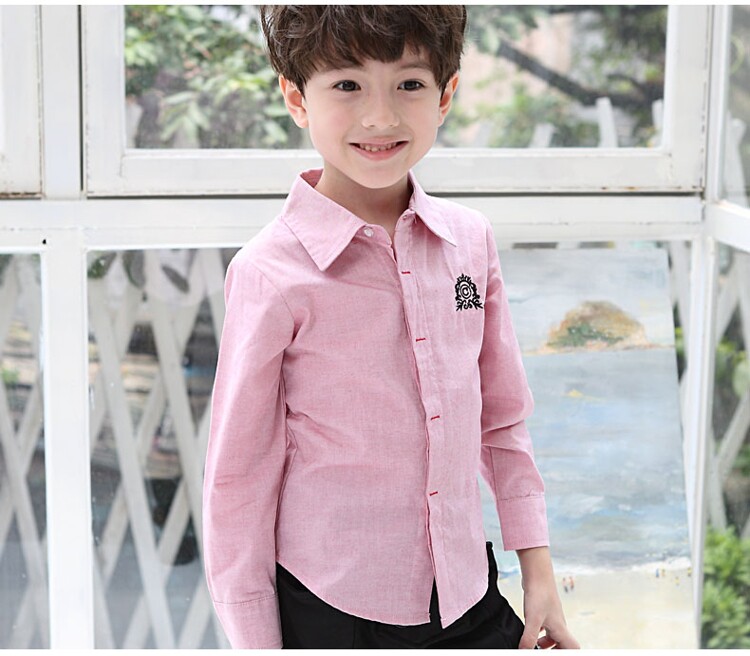 Chemise garcon à manche longue - Ref 2077951 Image 4