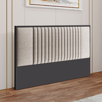 2021 new light luxury thin headboard single buy simple modern childrens hotel soft bag by backplane technology cloth customization