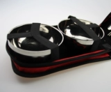 Дорожная складная посуда из нержавеющей стали, портативная сумка для пикника, сумка для путешествий для путешествий, комплект