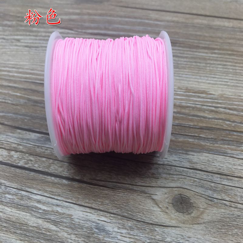 Số 73 dây ngọc bện dây 71 bán không căng 0,6 mm vòng đeo tay vòng chân dây chuyền tự làm đường đỏ - Vòng chân vòng đeo chân cho nữ