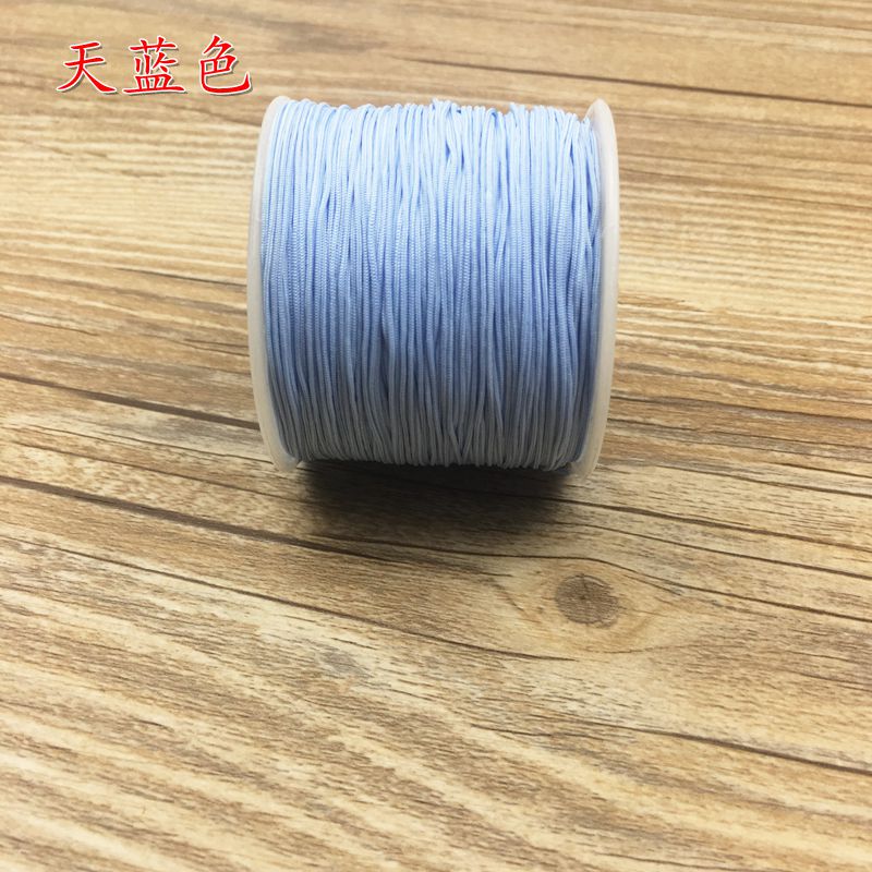 Số 73 dây ngọc bện dây 71 bán không căng 0,6 mm vòng đeo tay vòng chân dây chuyền tự làm đường đỏ - Vòng chân vòng đeo chân cho nữ