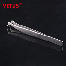 VETUS tweezers fine high precision anti-magnetic acid and alkali resistant stainless steel curved tip tweezers 7-sa