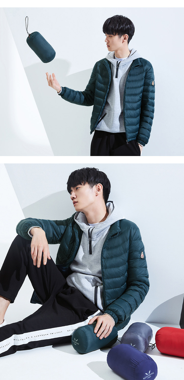 Blouson homme BOSIDENG    en Nylon - Ref 3119668 Image 38