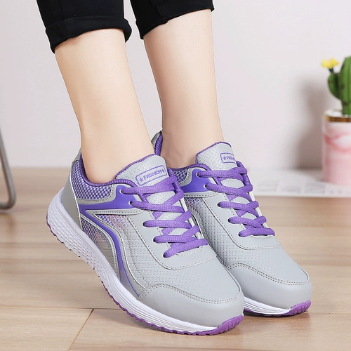 Спортивная обувь, туфли, нескользящая повседневная обувь для матери, для среднего возраста