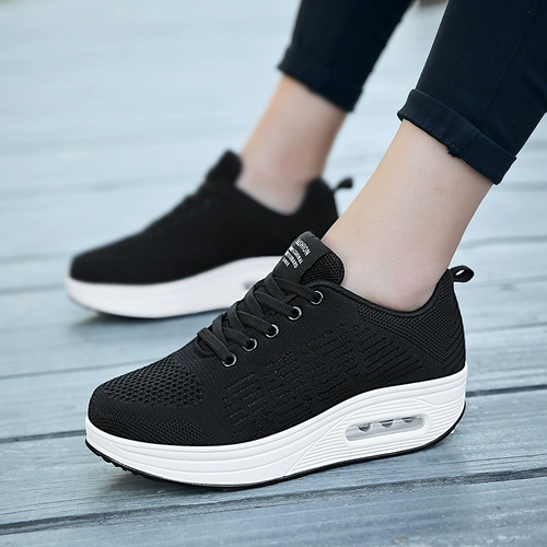 Демисезонный флисовый спортивный кушон, повседневная обувь для отдыха на платформе, удерживающая тепло качалка