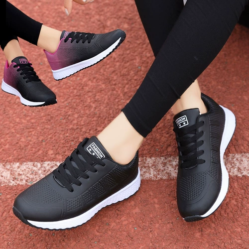 Весенняя черная универсальная дышащая спортивная обувь для спортзала для отдыха, тренд сезона, в корейском стиле