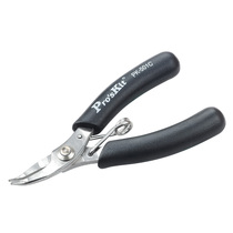 Original Taiwan Baogong 1PK-501C pointed curved nose pliers electronic pliers stainless steel palm toothless curved nose pliers