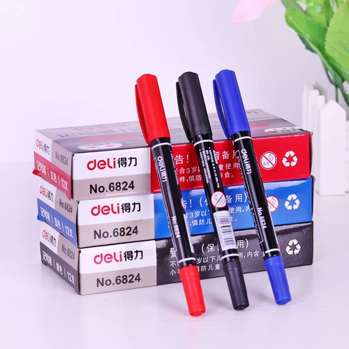 Художественный черный лайнер, детский быстросохнущий водонепроницаемый маркер для школьников, не выцветает