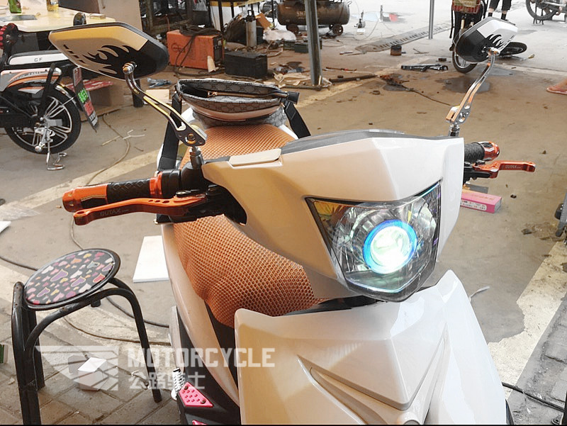 Xe máy chiếu hậu gương lưới cháy rừng thông minh nhanh bàng Zuma nhỏ rùa vua điện xe scooter xuống gương kính gập xe máy