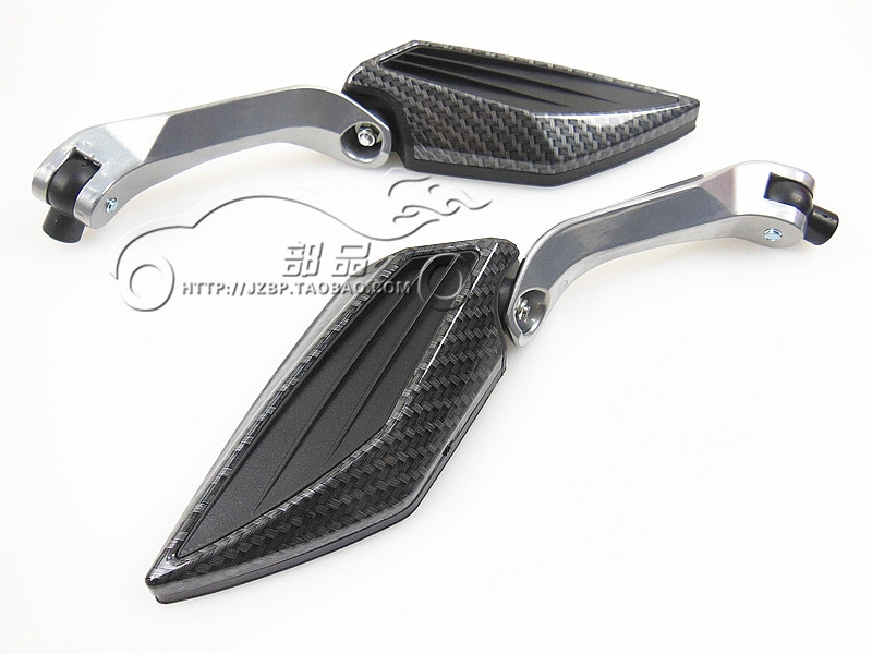 Xe điện Yamaha Fuk Hei WISP Xe máy Honda Suzuki Sửa đổi gương chiếu hậu Gương kim cương giá gương xe máy