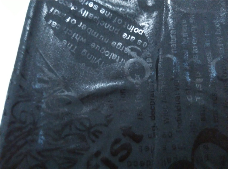 Mùa thu mới giải phóng mặt bằng màu đen mỏng jacquard vải béo MM thời trang kích thước lớn chân quần quần quần legging nữ thời trang công sở nữ