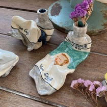 (Mai Rice) Van Gogh paint-shaped floral ornaments handmade by Thai artist Chana