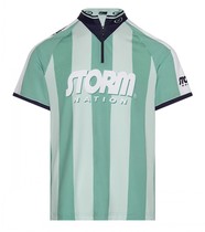 Korean 2024 Storm Bowling Stand Collar T-Shirt Sportswear Quick-Drying Fabric ST-BD-05