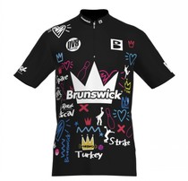 Korean style 2023 Brunswick professional bowling T-shirt sportswear quick-drying fabric BW0102
