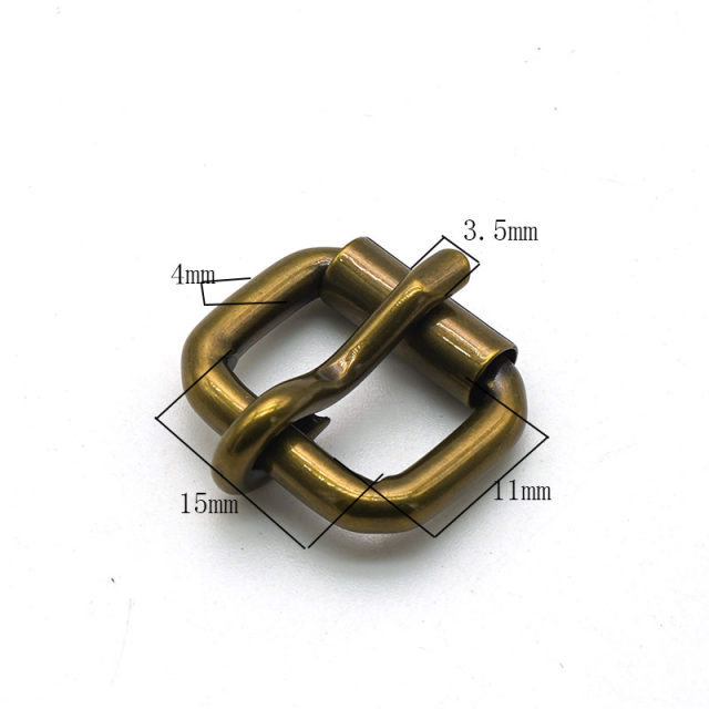 Iron-plated bronze pin barrel buckle bag shoulder adjustment buckle luggage hardware accessories buckles bronze pin 10