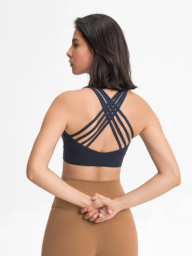 Летняя одежда для йоги для йоги, противоударная спортивный бюстгальтер, красивая спина