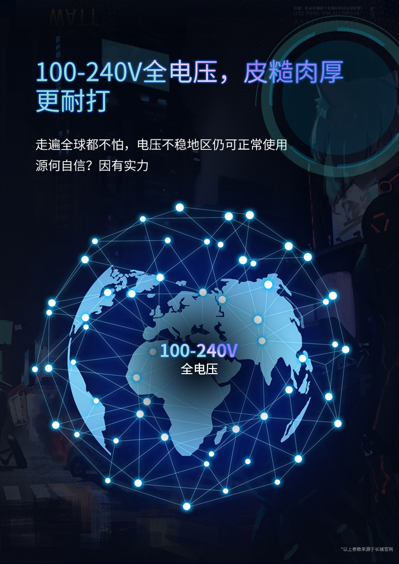 Электропитание для ПК 长城gx/g11/g13金牌全模组电源额定850w白金1100宽幅1300w电源sfx