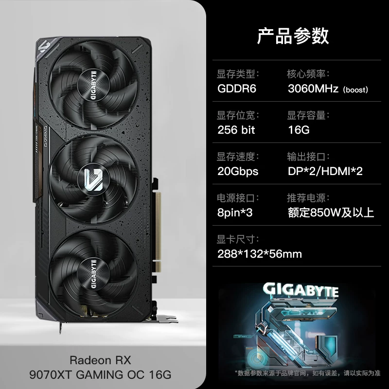 AMD RX9070XT/9070GRE Huayue Dark Dog настольный игровой компьютер независимая национальная дополнительная видеокарта