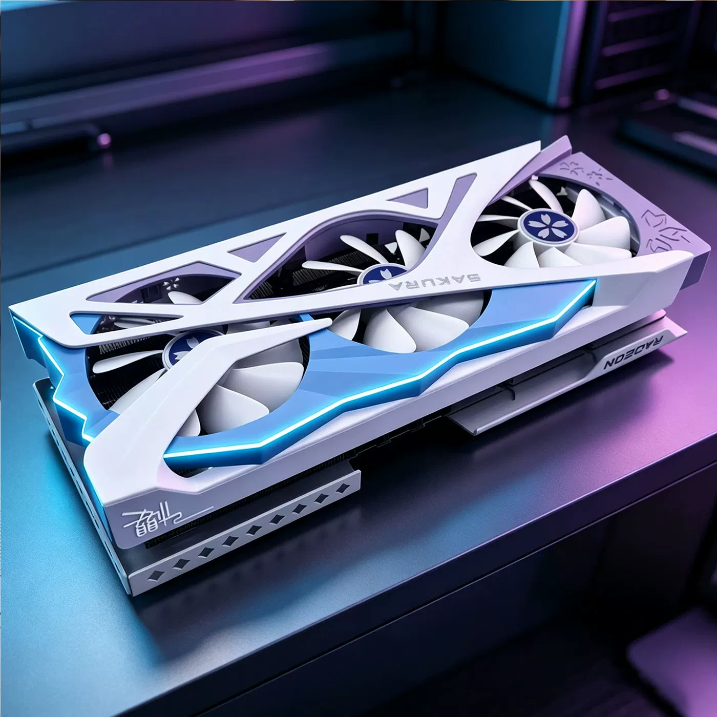 AMD RX9070XT/9070GRE Huayue Dark Dog настольный игровой компьютер независимая национальная дополнительная видеокарта