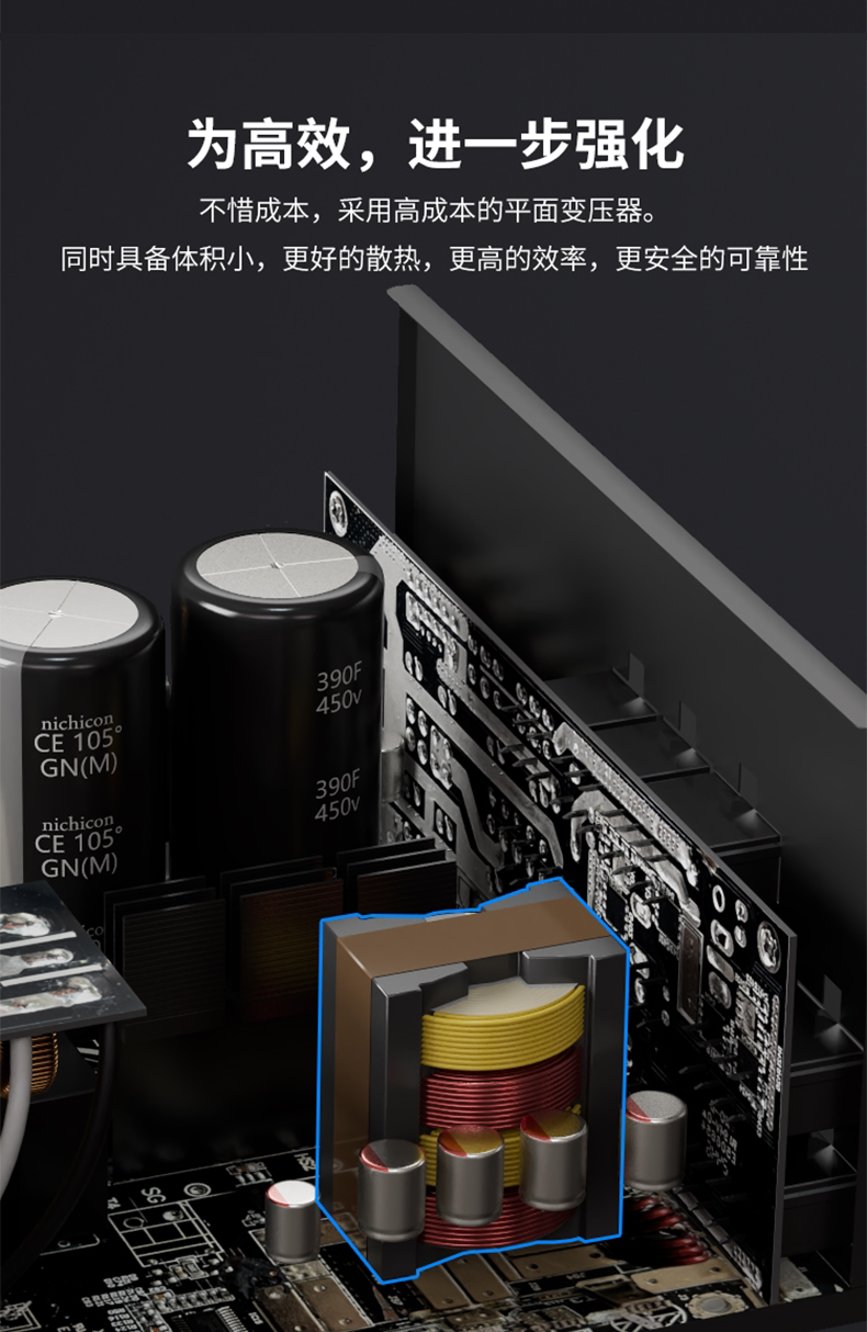 Электропитание для ПК 艾湃电竞a650w/750w/850w金牌全模组桌上型电脑电脑主机白色电源1000w Apexgaming