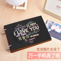 Woody Diy Handmade Album Stickup Lovers Homemade Customised Album Ben Souvenir Album Creative Birthday Gift Woman